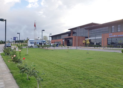 Eskişehir Organized Industrial Zone Administrative Building Environmental Lighting - ESKİŞEHİR